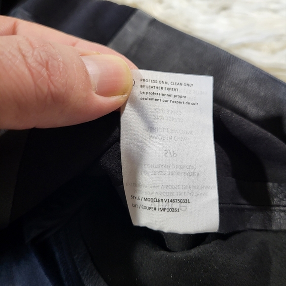 Vince Dresses Vince Shift Dress Leather Panel Black Size Small - Picture 8 of 13